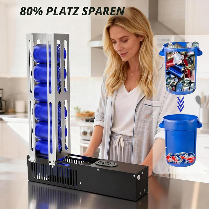 Elektrische Dosenbrecher, Automatische Dosenpresse Recycling von 6oz~16oz Dosen, Automatischer und M