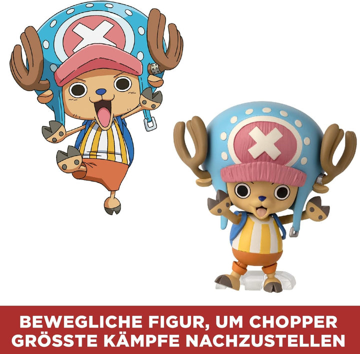 BANDAI – Anime Heroes One Piece Heroes-Figur 7 cm Chopper 36936, Mehrfarbig, Chopper