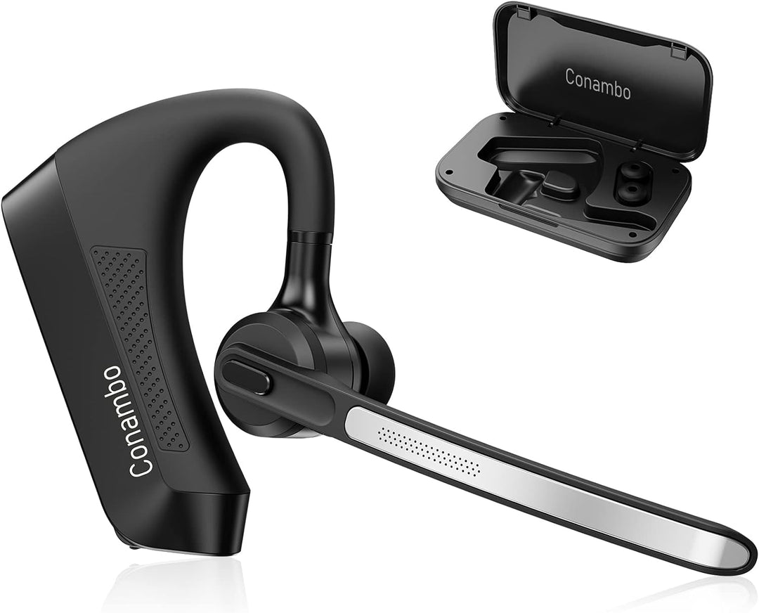 Conambo K21 Bluetooth Headset V5.1 with CVC 8.0 und ENC Rauschunterdrückung Technologie, mit Mikrofo