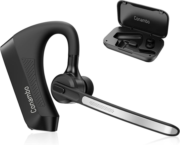 Conambo K21 Bluetooth Headset V5.1 with CVC 8.0 und ENC Rauschunterdrückung Technologie, mit Mikrofo