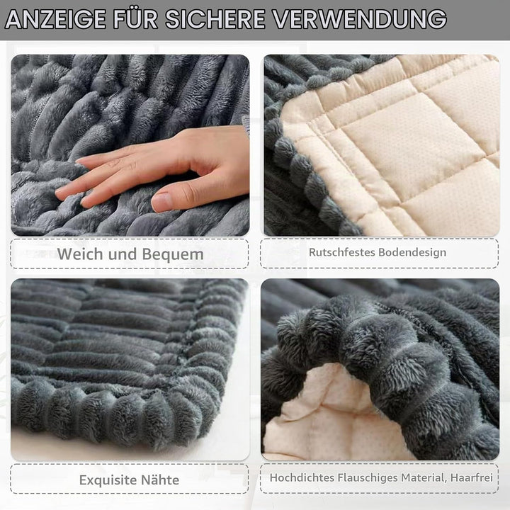 Hundeschutz Rückbank fürs Auto, 62×137 cm rutschfeste &amp; Kratzfeste Hundedecke Auto, Wasserdichter Rü