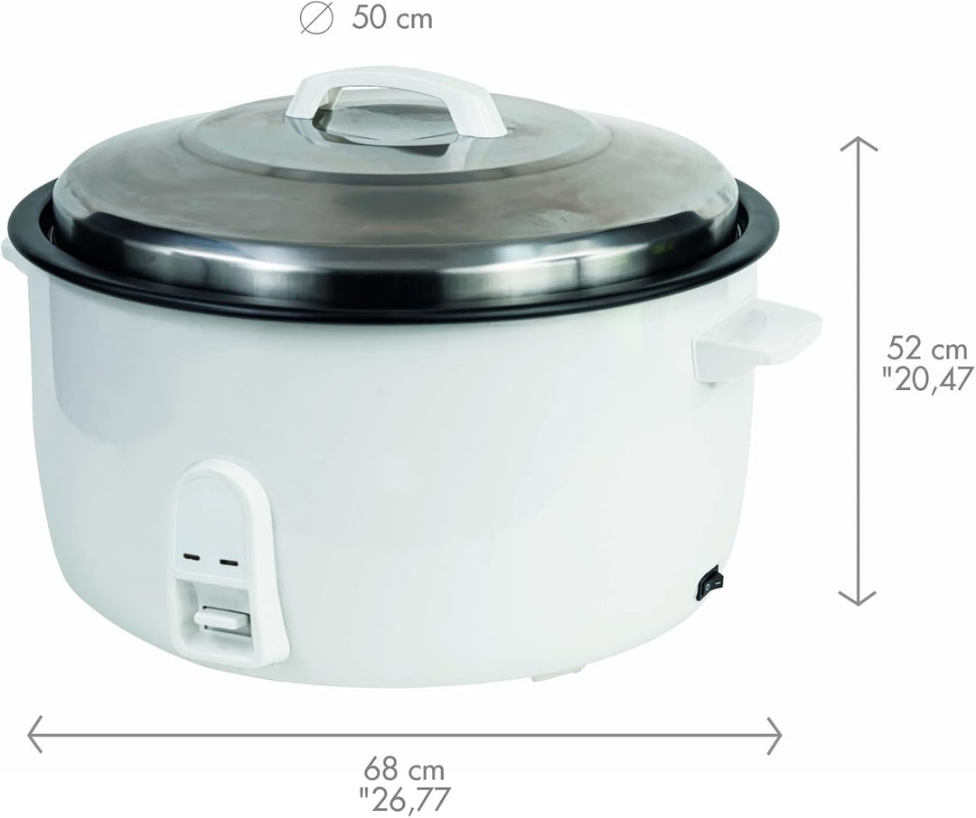 Louis Tellier – Professioneller Reiskocher, 21 l/10 kg – automatische Warmhaltefunktion, Kapazität f