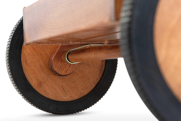 konsimo Servierwagen ARVICOLA Teakholz | Teak - Dinett - Kaffee - Teewagen - Butler - Gartentisch -
