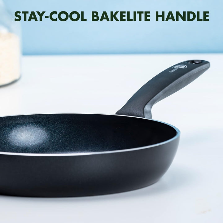 GreenPan Torino Gesunde antihaftbeschichtete Keramik Bratpfanne 24 cm, PFAS-frei, Induktion, Backofe