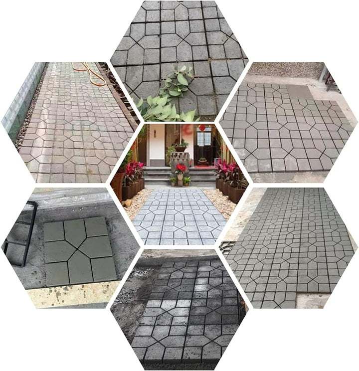 Betonform Gehweg Form Von Schwarz Schalungsform Giessform Diy Plastikformen Für Beton Gehwegplatten