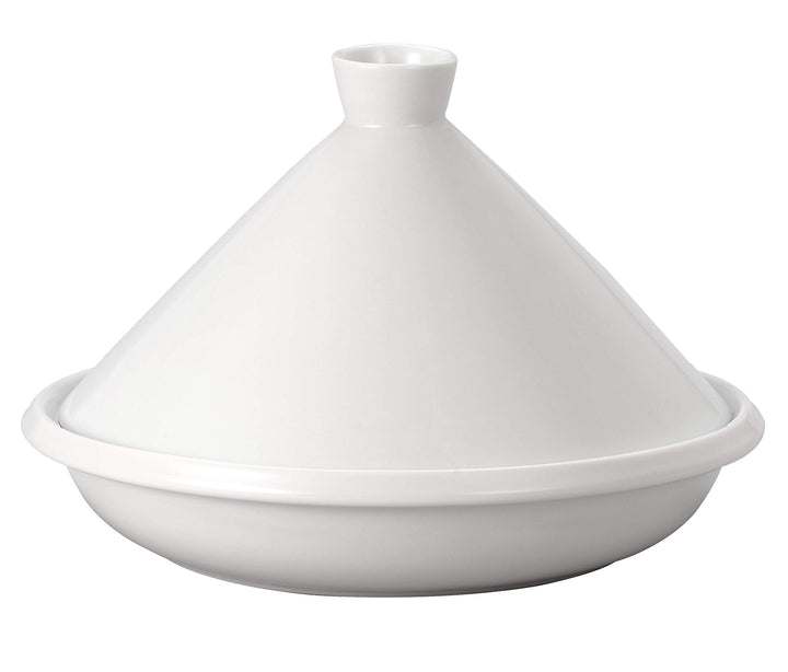 tepro Grillzubehör Tajine L aus Keramik zur Verwendung auf dem Grill, Kochplatte oder Ofen Weiss, L