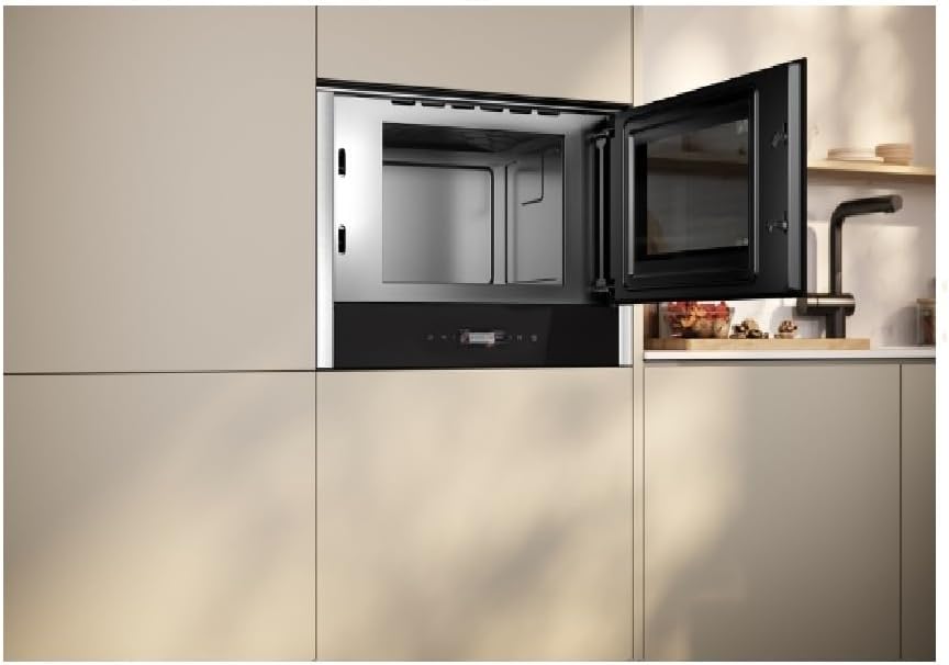 NEFF NR4WR21N1, N70, Einbau-Mikrowelle, Integrierbare Mikrowelle ohne Grill 40 x 60cm, Full Touch TF