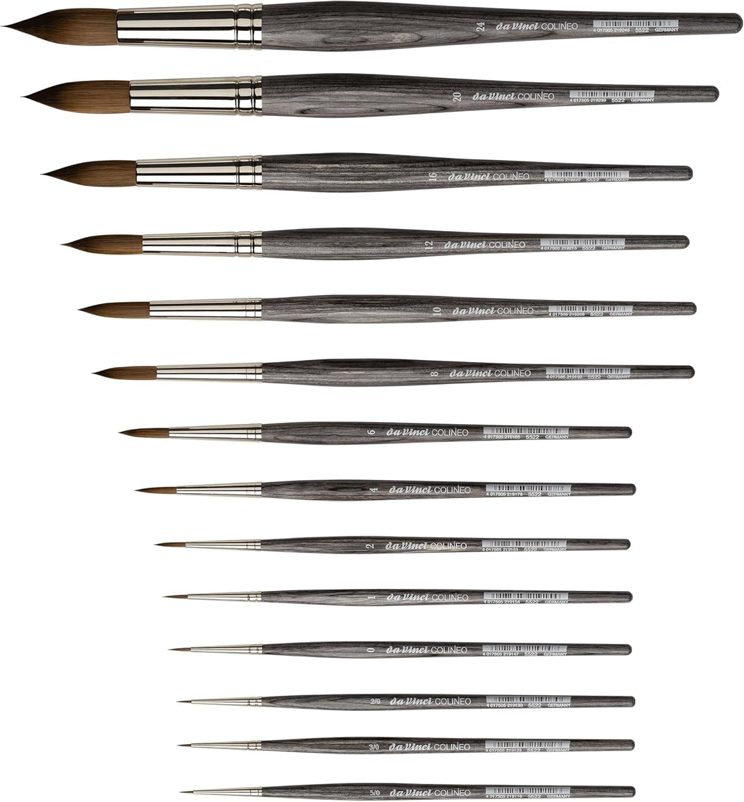 Da Vinci : Colineo : Kolinsky Sable Synthetic Watercolour : Series 5522 : Round : Size 20 Rund 20, R