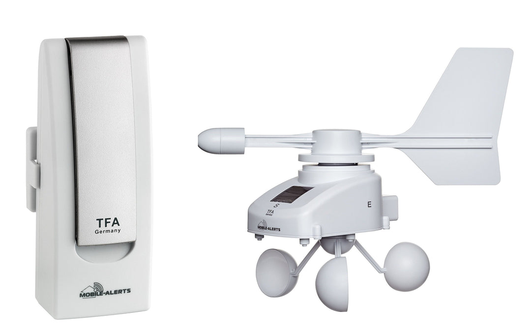 TFA Dostmann Weatherhub Wetterstation Solar-Funk-Windemesser, SmartHome, Klima- und Heimüberwachung,
