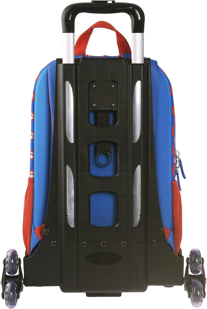 Franco Cosimo Panini Editore Rucksack ORG. C/Trolley abnehmbar New Supermario, blau, Einheitsgrösse,