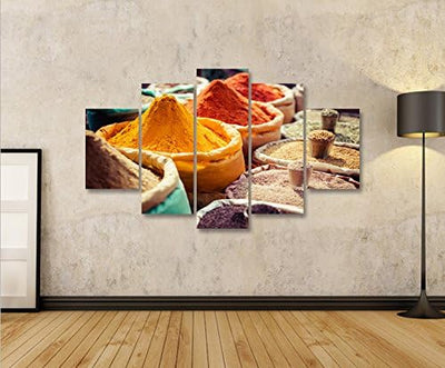 islandburner Bild Bilder auf Leinwand Gewürze V2 Küche Orientalische MF XXL Poster Leinwandbild Wand