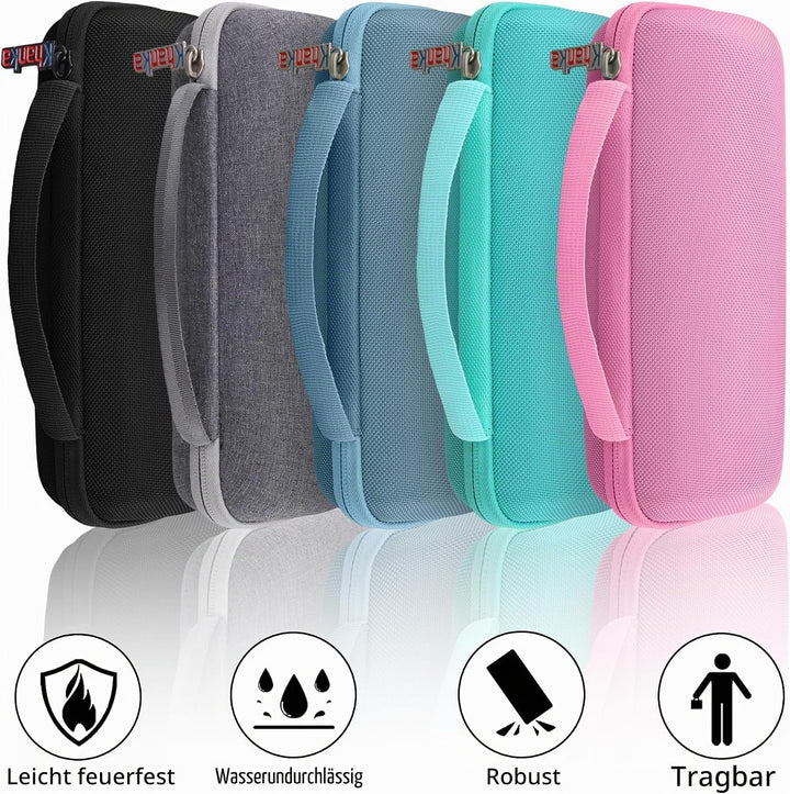 Khanka Hart Tasche für Ortizan X10 Bluetooth Lautsprecher Tragbarer IPX7 Wasserdichter Kabelloser La