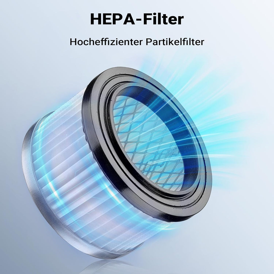 Wiltec Aschesauger 600 W, tragbarer Aschestaubsauger 4 l Fassungsvermögen, Staubsauger für Asche mit