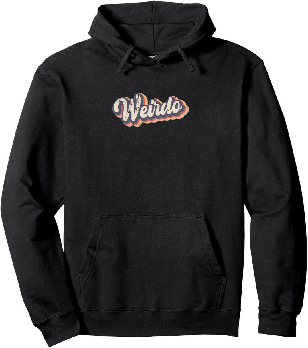 Weirdo Vintage Rainbow Pullover Hoodie