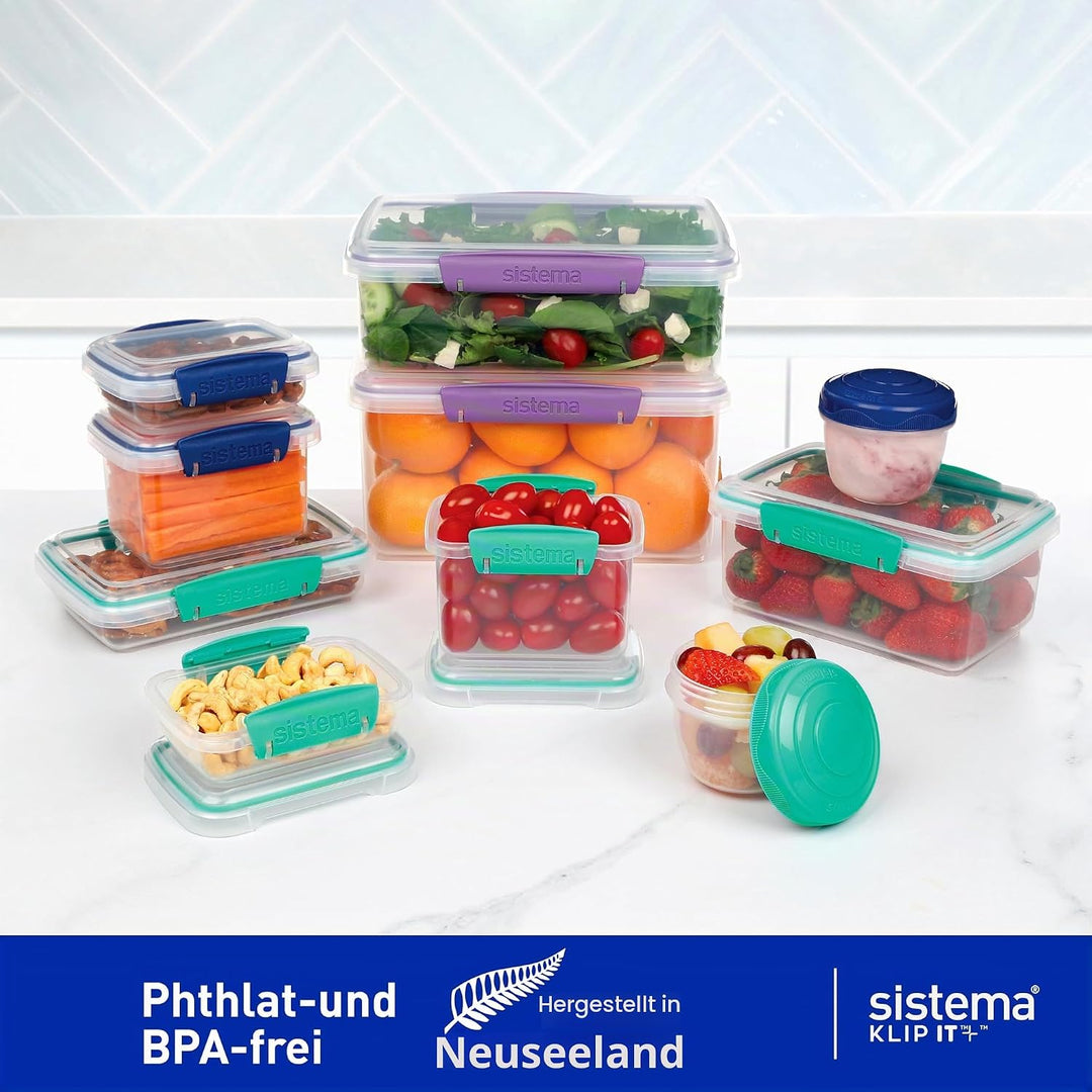 Sistema Frischhaltedosen für Lebensmittel | Meal Prep-Behälter mit DeckelnLunchboxenSnackdosen &amp; meh