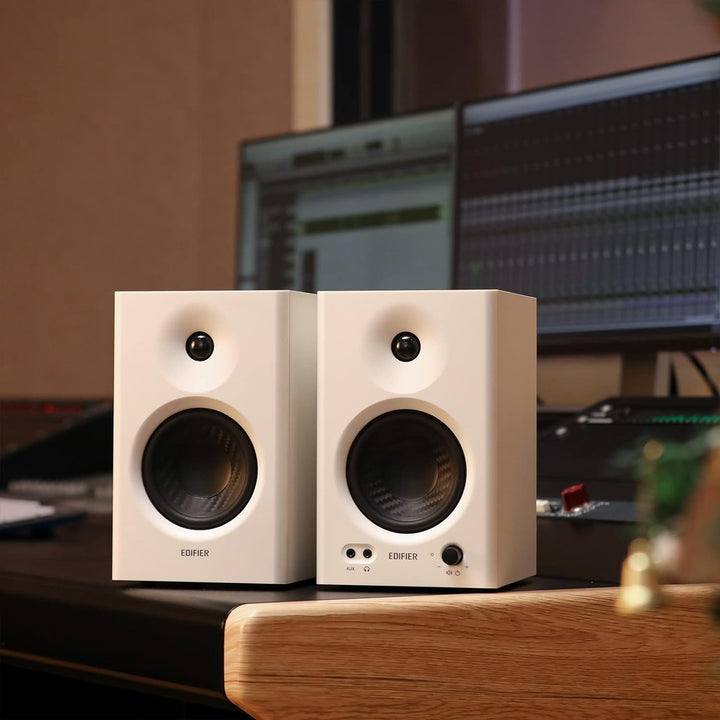 Edifier MR4 kompakte 2.0 Studiomonitore (42 Watt) mit Class-D Verstärker und Zwei wählbaren Klangmod