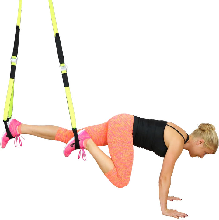 Premium Sling-Trainer/Schlingentrainer mit Tür-Anker/In- & Outdoor/Made-in-Germany