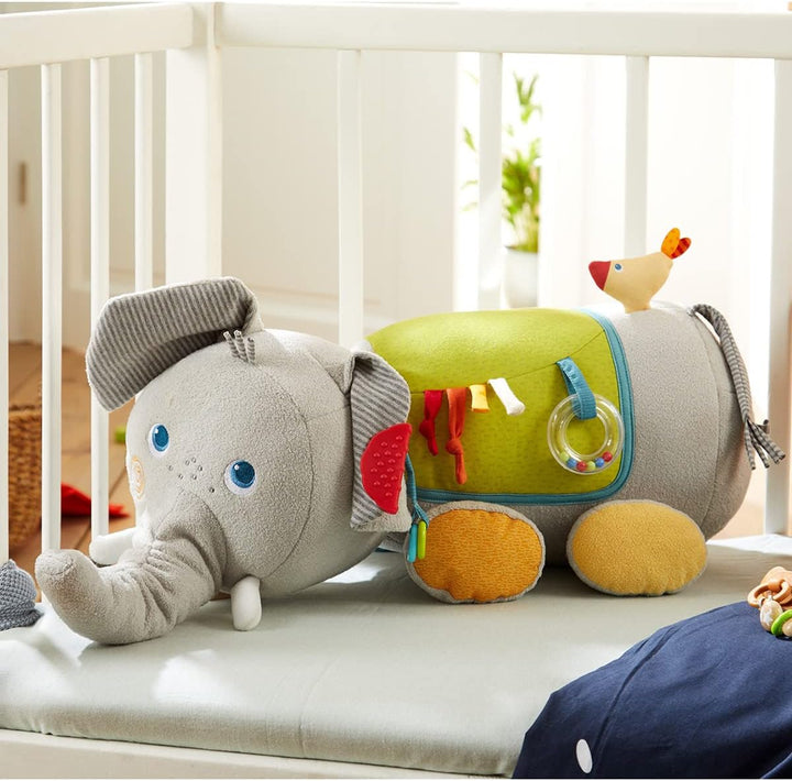 HABA 306454 - Entdeckertier Elefant, Multifunktionsspielzeug ab 6 Monaten