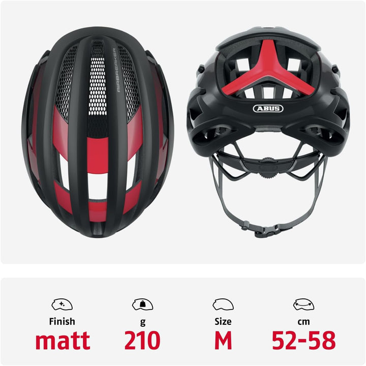 ABUS Rennradhelm AirBreaker - High-End Fahrradhelm für den professionellen Radsport - für Jugendlich
