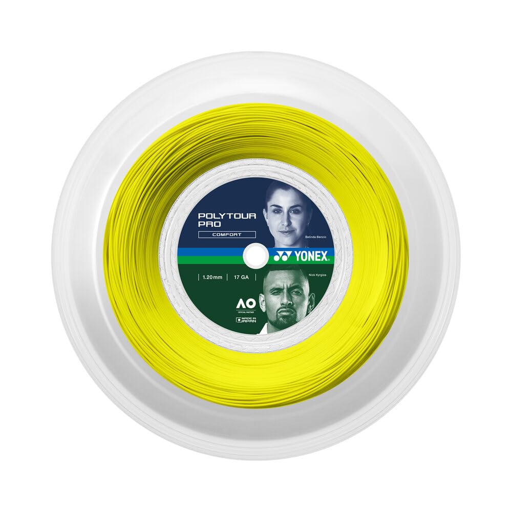 Yonex Saitenrolle Poly Tour Pro 1,30mm jaune, 1,30mm jaune