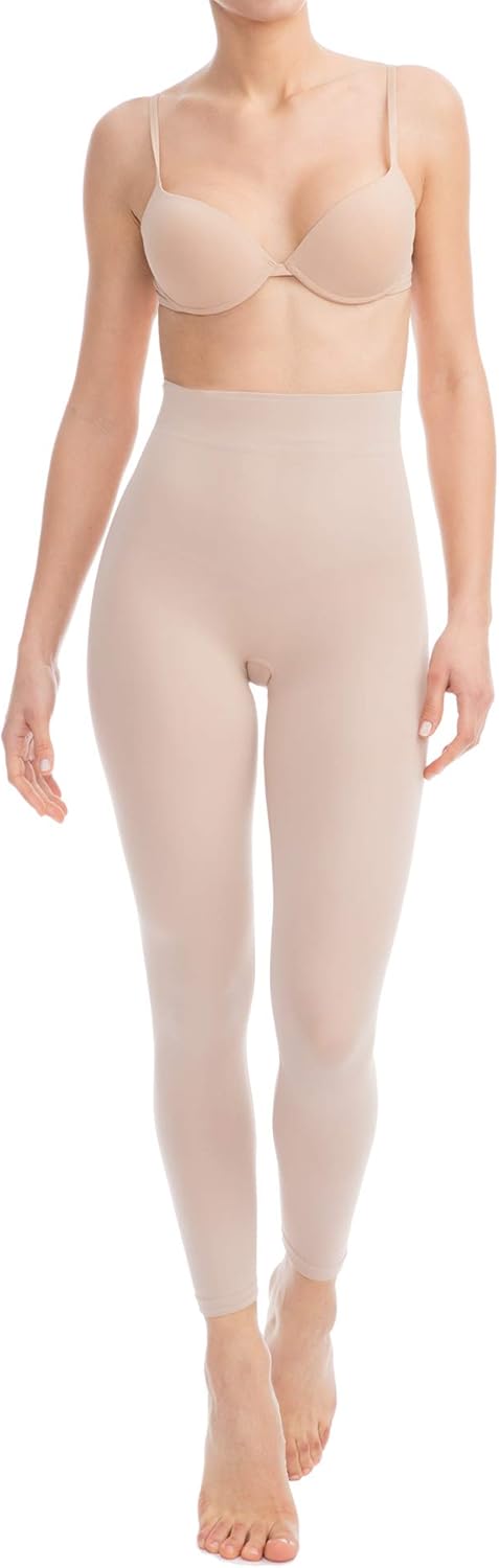 FarmaCell Bodyshaper 609B - Formende Stütz-Leggings mit Bauchbinde - leichtes und erfrischendes NILI