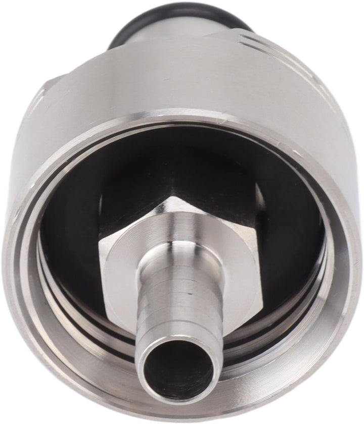 Yosoo Health Gear Edelstahl-Karbon Kappe für PET-Flaschen, CO2-Kupplung Ball Lock, Gegendruck-Füllka