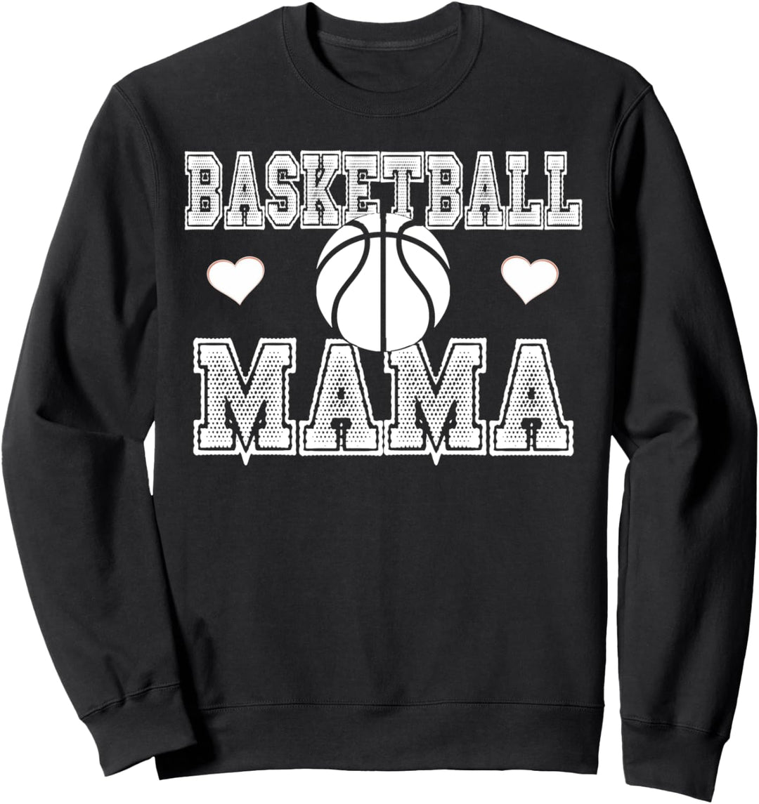 Mom Basketball Shirt for Moms - Cute Basketball Mama TShirt Sweatshirt