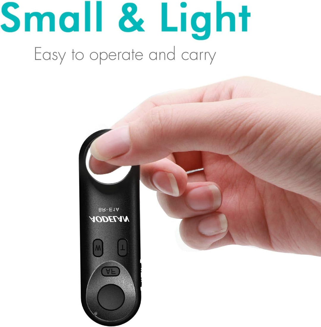 AODELAN Bluetooth Fernauslöser BR-E1A Wireless Shutter Kabelloser Fernbedienung für Canon EOS R, EOS