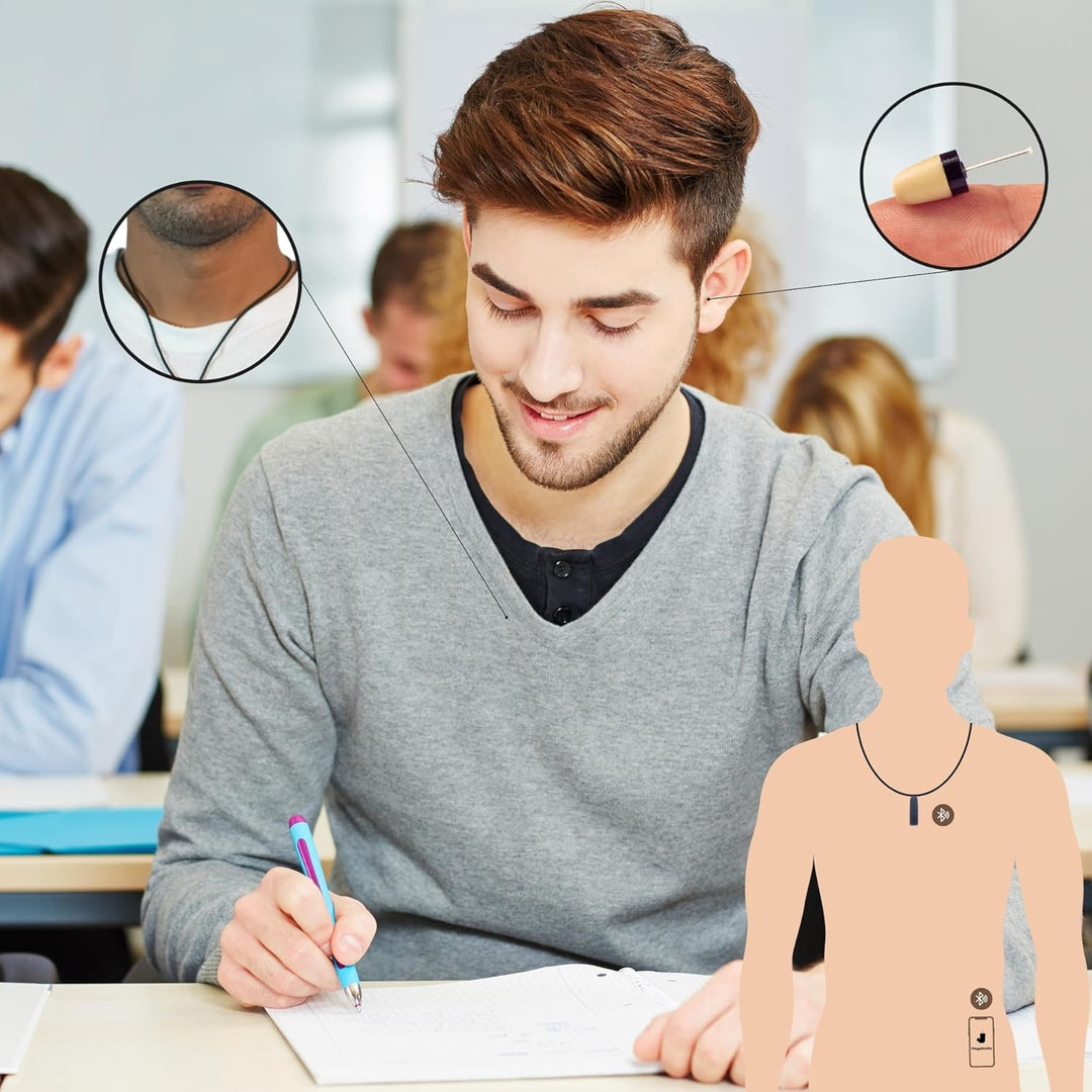 PingaOculto Spion Kopfhörer Bluetooth Prüfung Mini VIP Pro Unsichtbare Kopfhörer Handy mit Mikrofon
