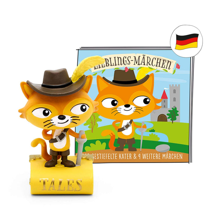 tonies Hörfiguren für Toniebox, 5 Lieblings-Märchen – Der gestiefelte Kater und 4 weitere Märchen, H