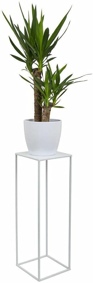 Loft Modern Metall Pflanzenständer Blumenständer 70 cm Weiss