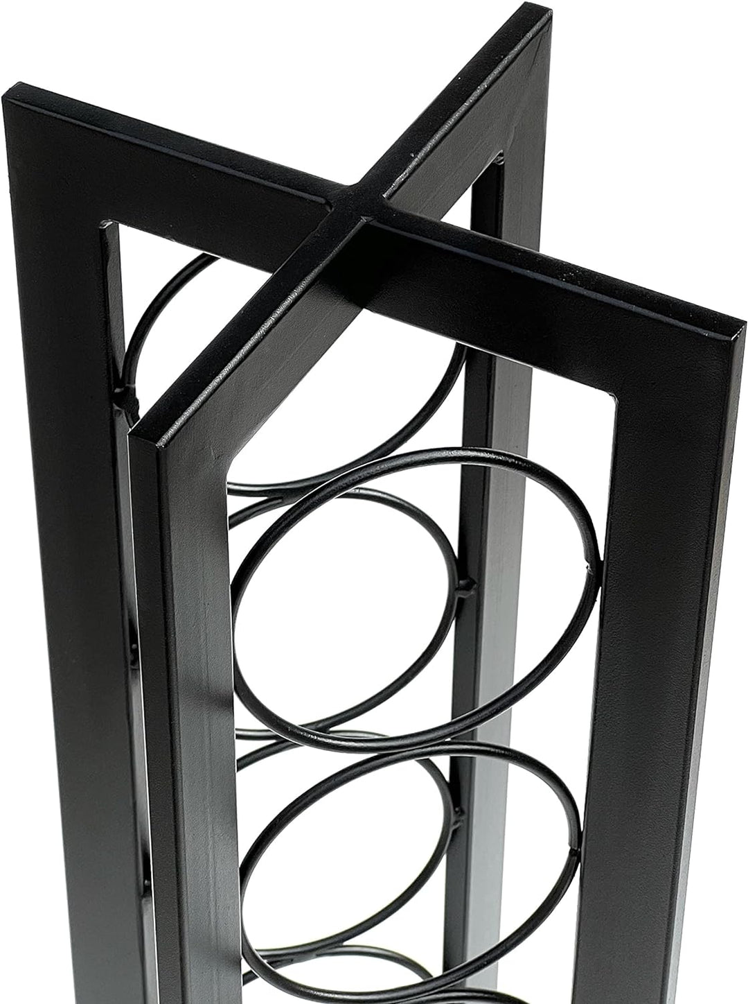 DanDiBo Design Weinregal Metall Schwarz Stehend 96323 X 80 cm Flaschenregal Flaschenständer Flaschen