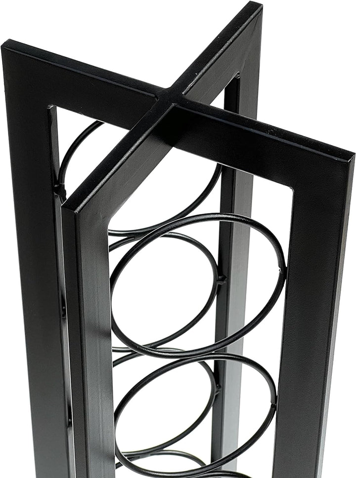 DanDiBo Design Weinregal Metall Schwarz Stehend 96323 X 80 cm Flaschenregal Flaschenständer Flaschen