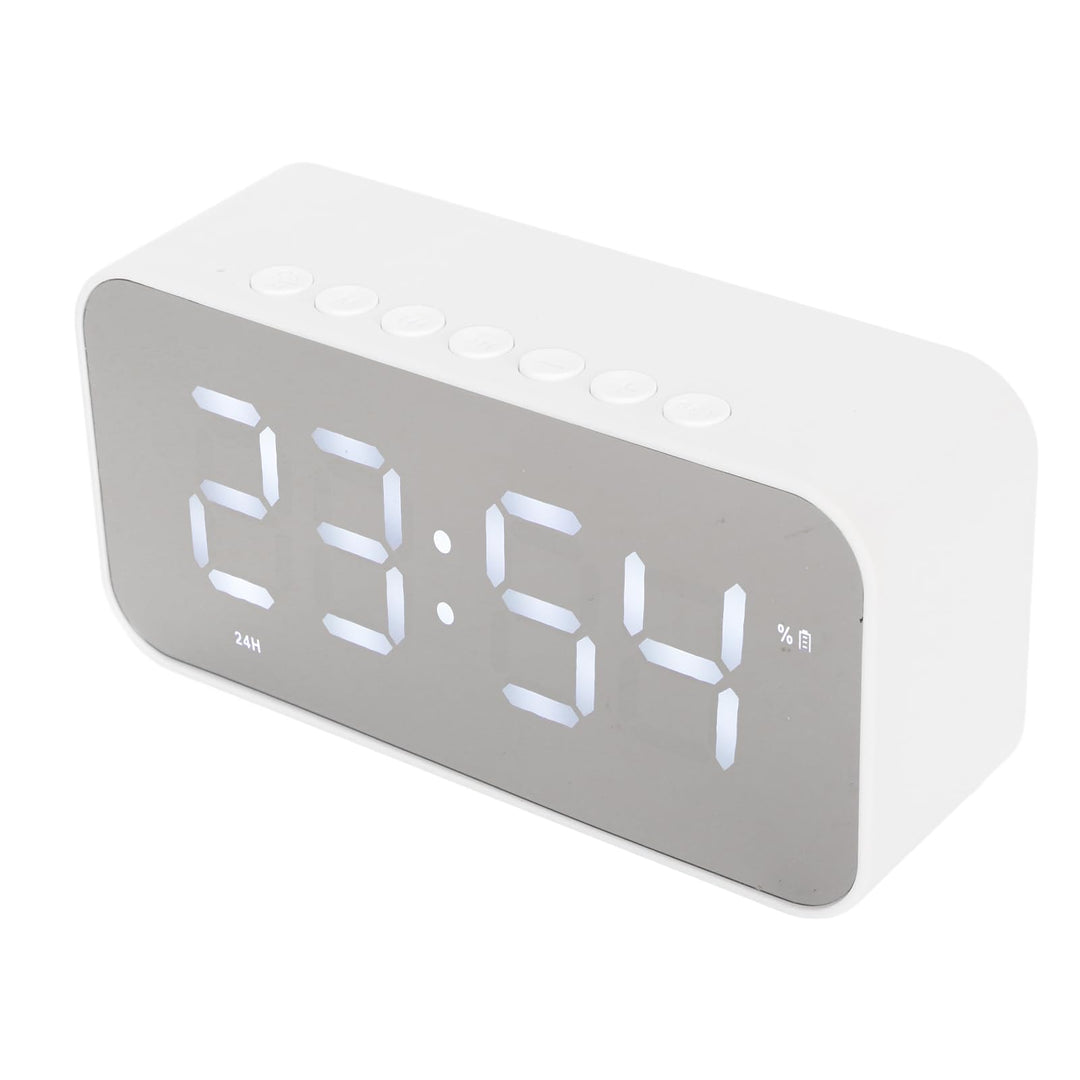 Kabellose Bluetooth-Lautsprecher mit Wecker, Digitaluhr mit Bluetooth-Lautsprecher, Unterstützt FM-R