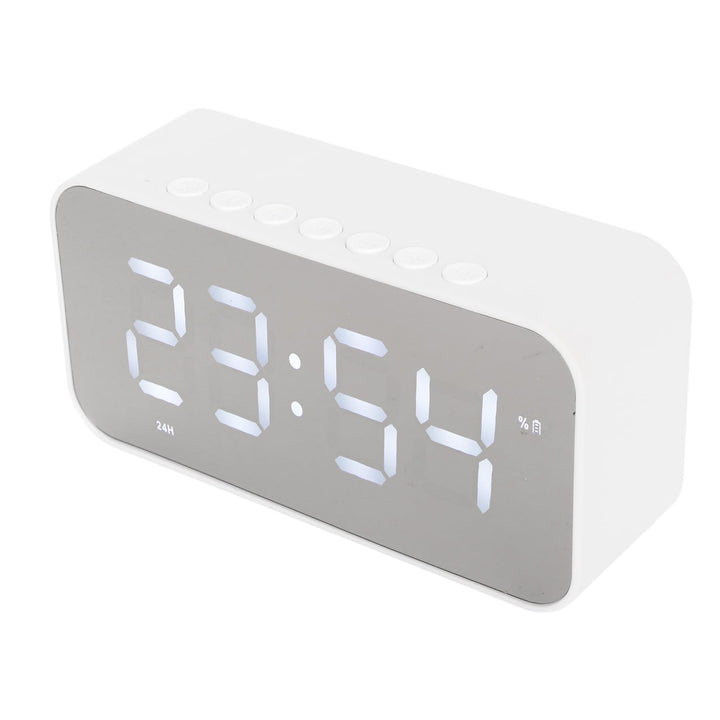 Kabellose Bluetooth-Lautsprecher mit Wecker, Digitaluhr mit Bluetooth-Lautsprecher, Unterstützt FM-R
