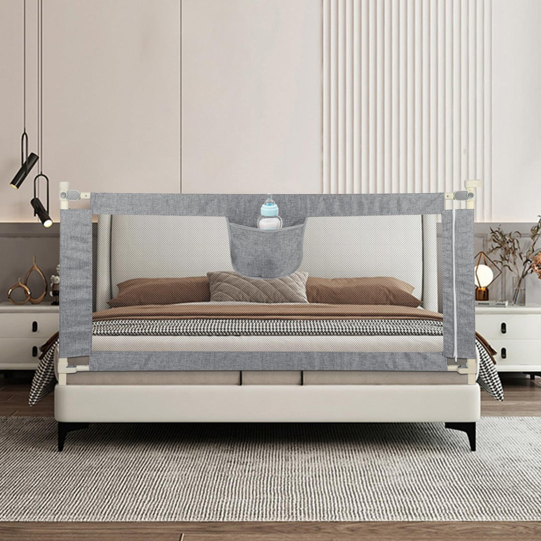 höhenverstellbares Bettgitter -Kleinkind Bettschutzgitter Bettgitter Kinderbettgitter Babybettgitter