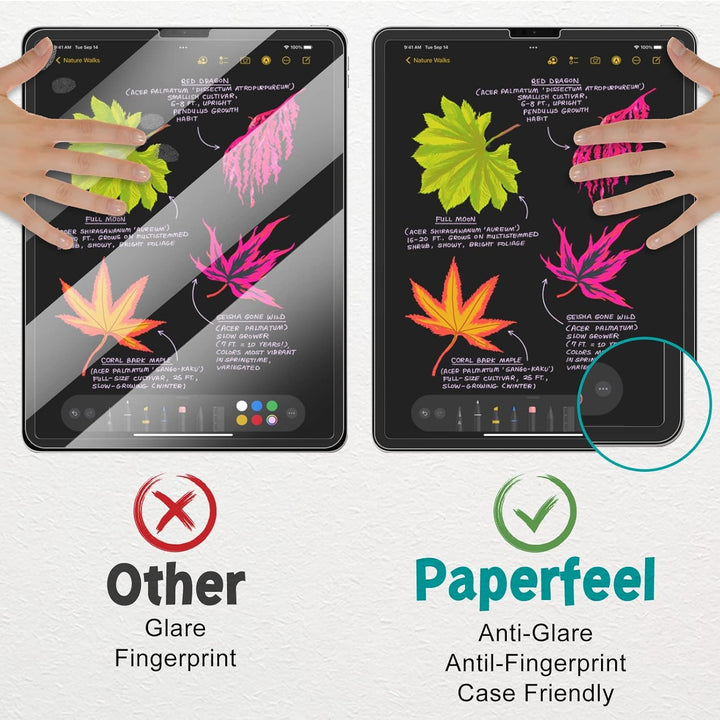 [2 Stück] Schutzfolie für iPad Pro 11 Zoll (2022-2018) & iPad Air 5./4. Generation Folie(2022/2020 1