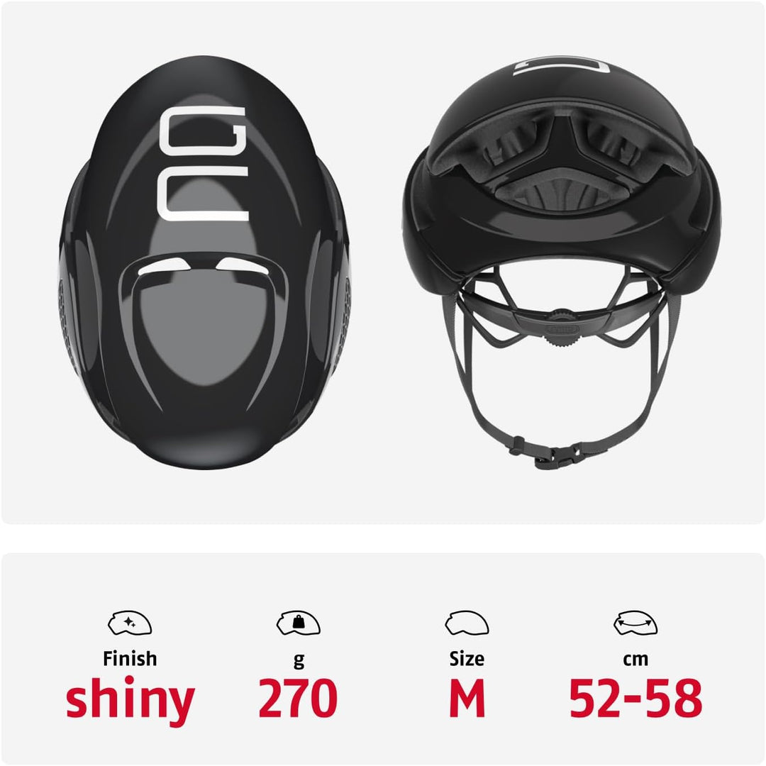 ABUS Rennradhelm GameChanger - Aerodynamischer Fahrradhelm mit optimalen Ventilationseigenschaften f