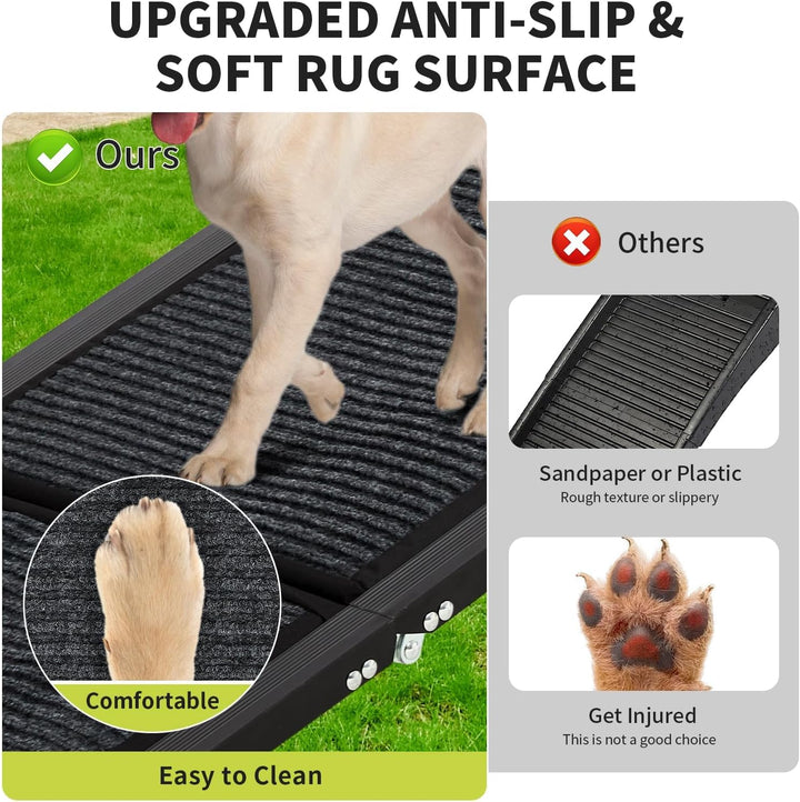 Hunderampe Klappbar Hundetreppe Hunde- & Katzentreppe Rampe Einstiegshilfe Für Kofferraum Haustiertr