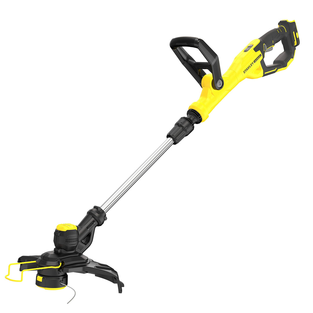 STANLEY FATMAX Lithium-Akku-Rasentrimmer, Schnittbreite 33 cm, einstellbare Geschwindigkeit, Doppelg