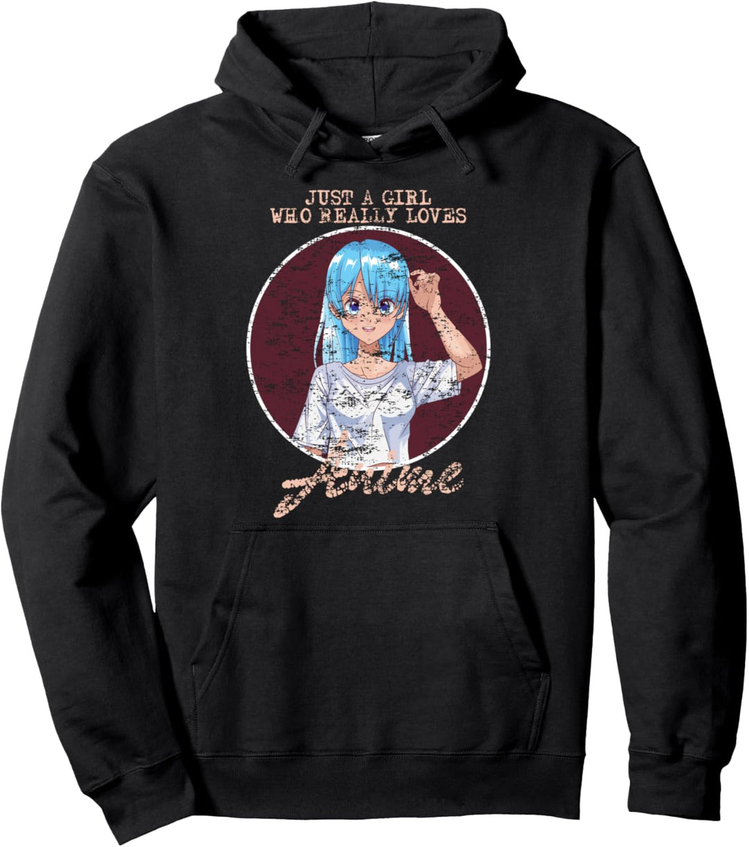Lustiges Anime-Mädchen, das Anime japanische Manga wirklich Pullover Hoodie
