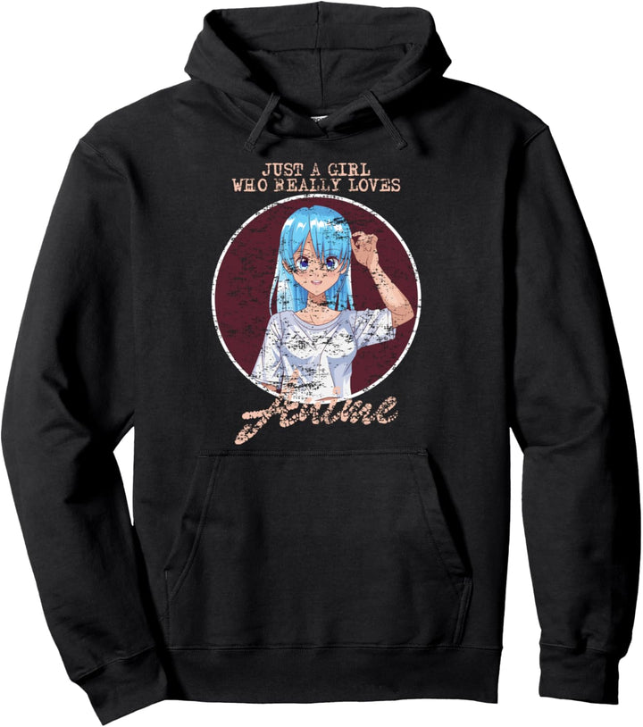 Lustiges Anime-Mädchen, das Anime japanische Manga wirklich Pullover Hoodie