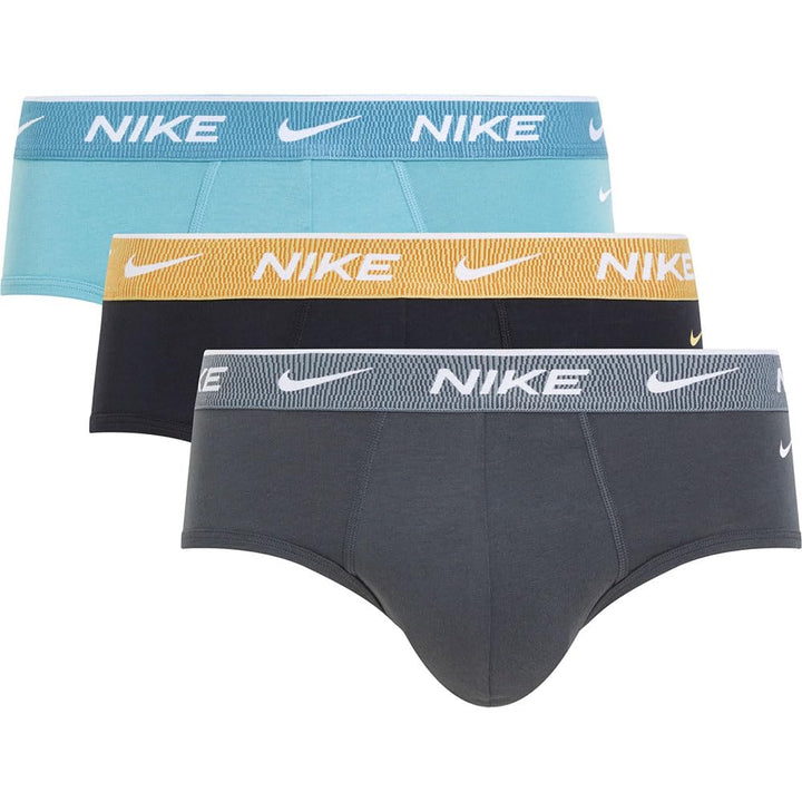 Nike Herren Briefs Slip M Denim Turq./Infi Gold/ Ant Move Wb, M Denim Turq./Infi Gold/ Ant Move Wb