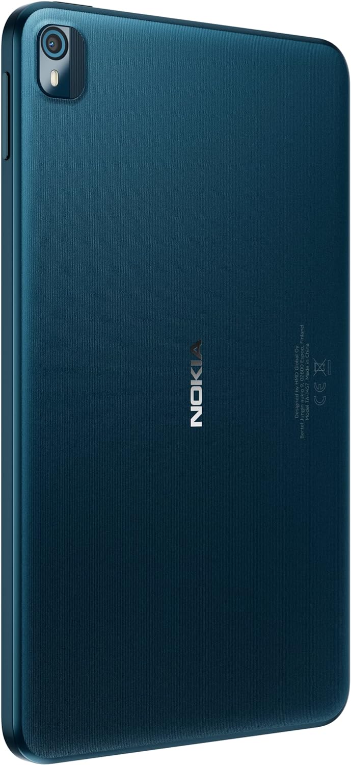 Nokia - T10 Wi-Fi Tablet, Android 12, 8 Zoll Display, 60 Hz, 3 GB RAM/32 GB ROM, Akku mit 5250 mAh,