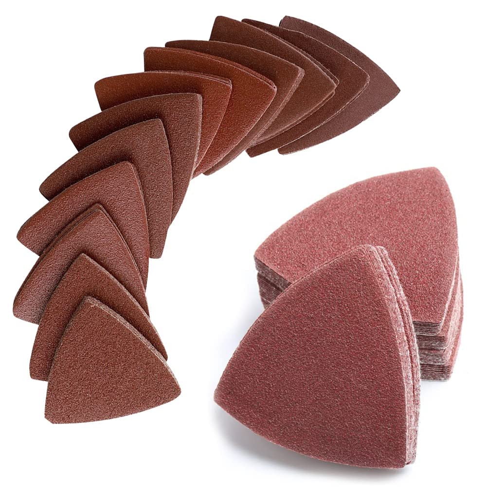 Multitool Schleifplatte für Delta-Schleifer,finger sanding pad holder und Dreieck-Schleifscheiben, B