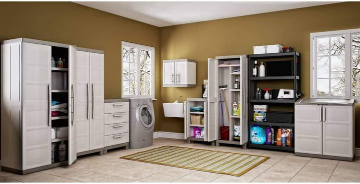 Kis Kunststoffschrank "Excellence XL" niedrig, 1 Stück, sandfarben, 9681000 0313 02