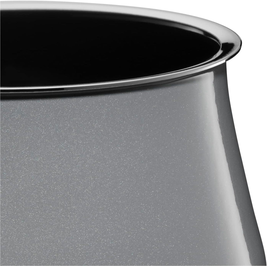 WMF Fusiontec Mineral Milchtopf mit Gladeckel 12 cm, Kochtopf Induktion, High-Tech Keramik, backofen