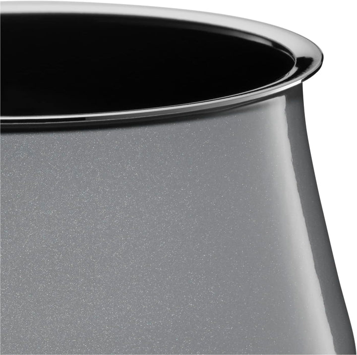 WMF Fusiontec Mineral Milchtopf mit Gladeckel 12 cm, Kochtopf Induktion, High-Tech Keramik, backofen