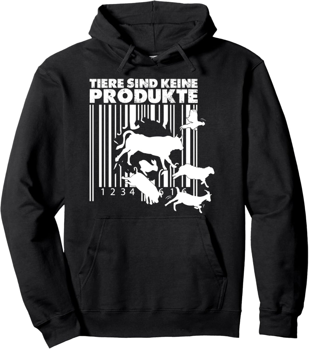 Tiere sind keine Produkte Tierschutz Tierrechte Pullover Hoodie