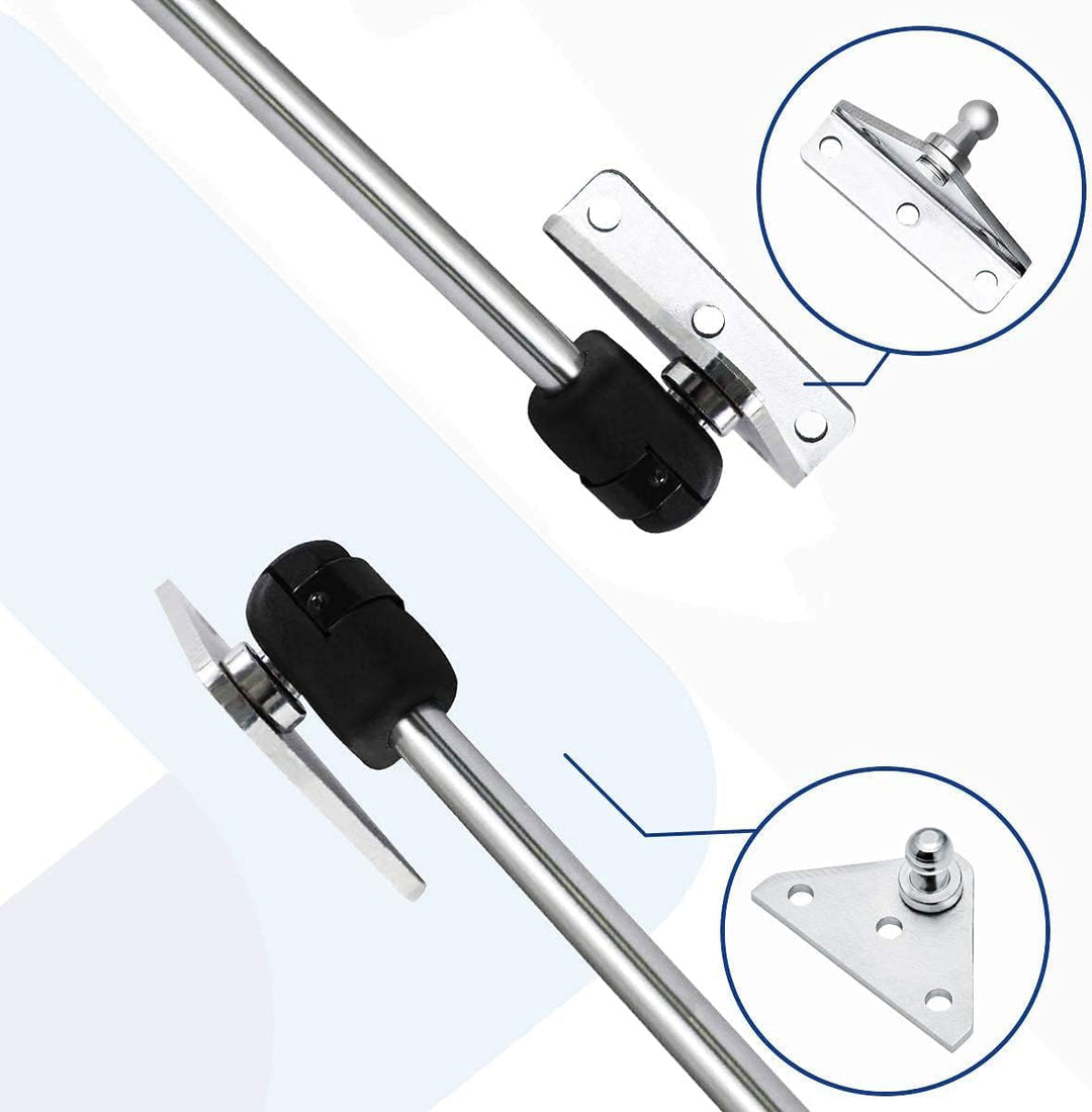 10MM Gasdruckfeder Kugelbolzen Halterung für Gasdruckdämpfer Aufzugsunterstützung befestigung Gasfed